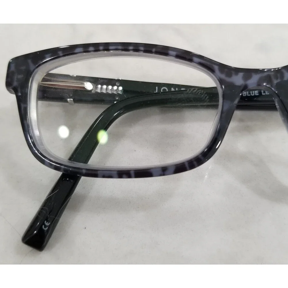 Jones New York J243 Eyeglasses Blue Leopard Frames Case Cloth frames only
